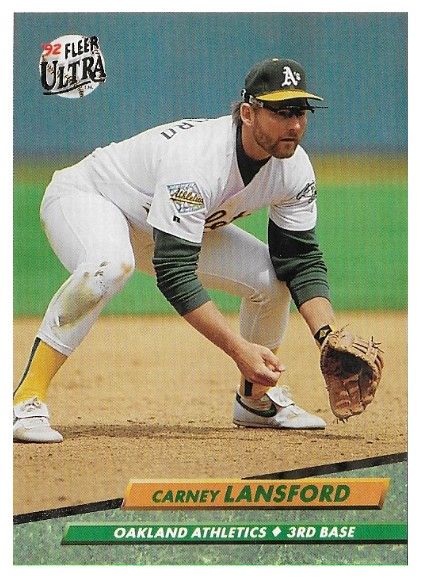 Lansford, Carney / 1992 Oakland Athletics / Ultra #423