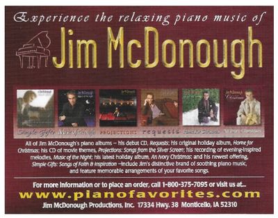 McDonough, Jim / Experience the Relaxing Piano Music