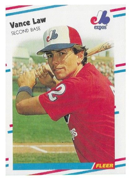 Law, Vance / 1988 Montreal Expos / Fleer #187