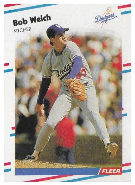 Welch, Bob / 1988 Los Angeles Dodgers / Fleer #529