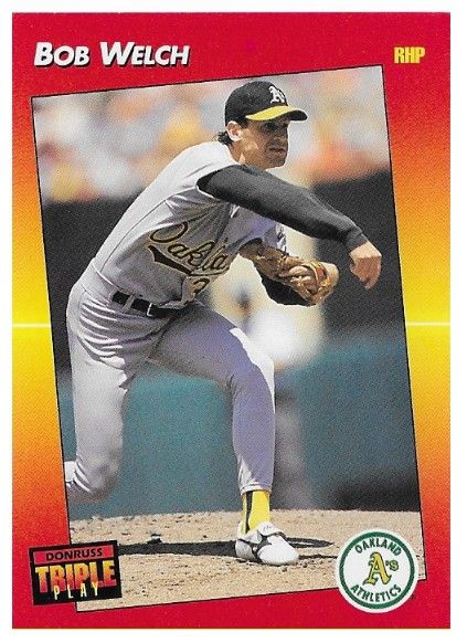Welch, Bob / 1992 Oakland Athletics / Triple Play #124