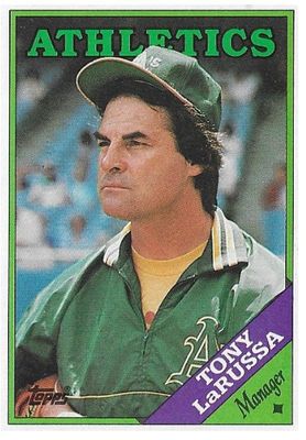 LaRussa, Tony / 1988 Oakland Athletics / Topps #344