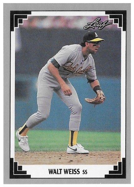 Weiss, Walt / 1991 Oakland Athletics / Leaf #50