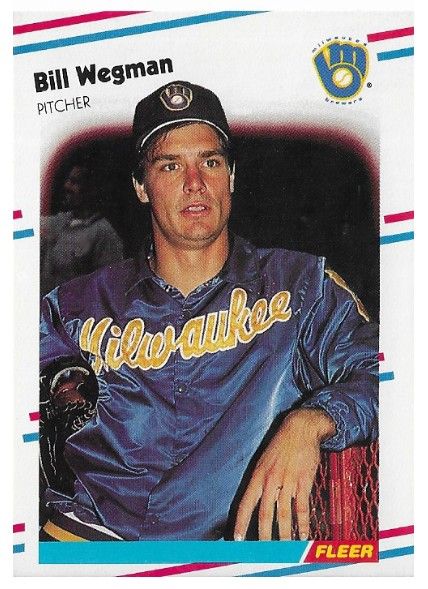 Wegman, Bill / 1988 Milwaukee Brewers / Fleer #177