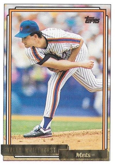 Whitehurst, Wally / 1992 New York Mets / Topps #419