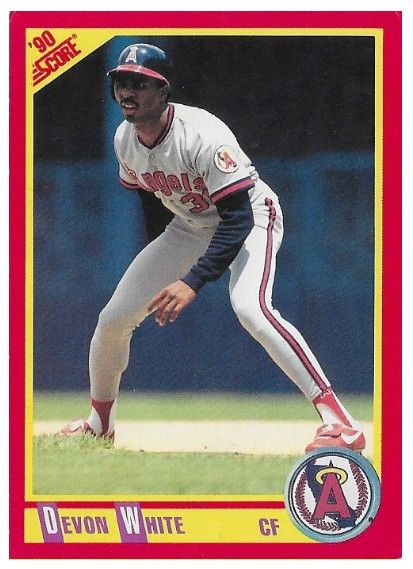 White, Devon / 1990 California Angels / Score #312