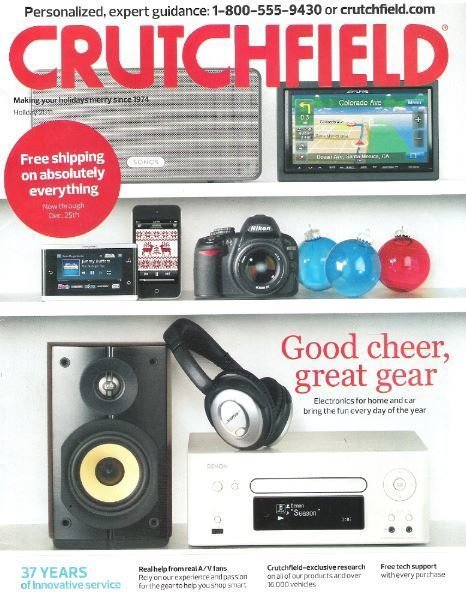 Crutchfield / Good Cheer, Great Gear / Holiday 2011