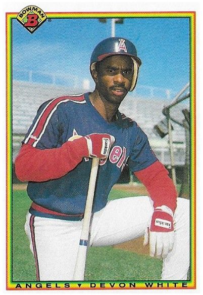 White, Devon / 1990 California Angels / Bowman #292