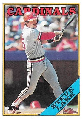 Lake, Steve / 1988 St. Louis Cardinals / Topps #208