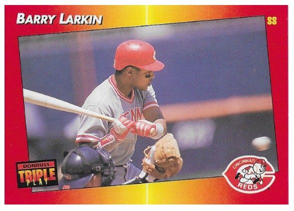 Larkin, Barry / 1992 Cincinnati Reds / Triple Play #31