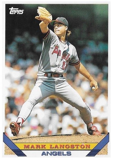 Langston, Mark / 1993 California Angels / Topps #210