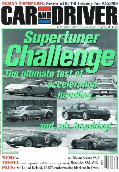 Car and Driver / Supertuner Challenge / September 2008