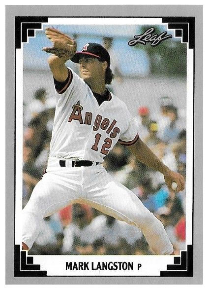 Langston, Mark / 1991 California Angels / Leaf #67