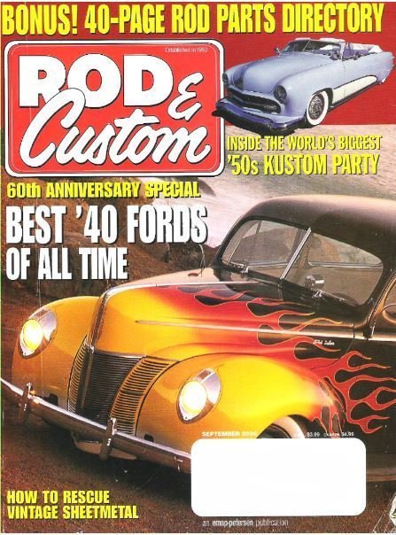 Rod + Custom / Best '40 Fords of All Time / September 2000