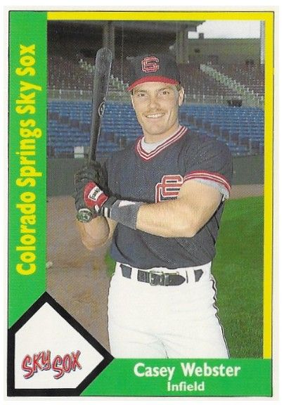 Webster, Casey / 1990 Colorado Springs Sky Sox / CMC #473
