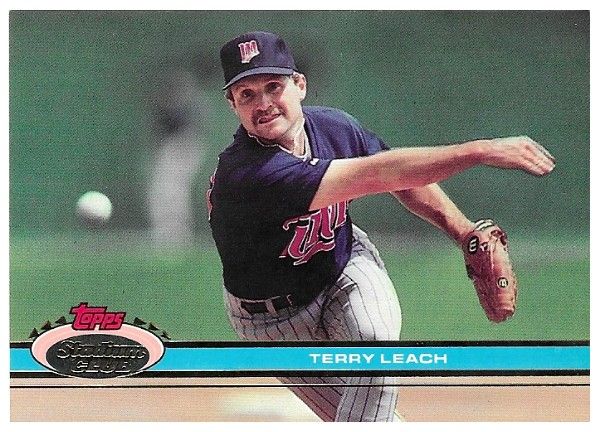 Leach, Terry / 1991 Minnesota Twins / Stadium Club #397