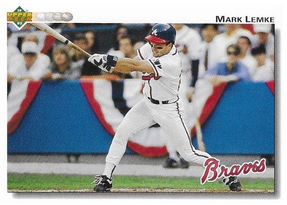 Lemke, Mark / 1992 Atlanta Braves / Upper Deck #47