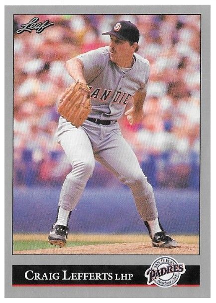 Lefferts, Craig / 1992 San Diego Padres / Leaf #408