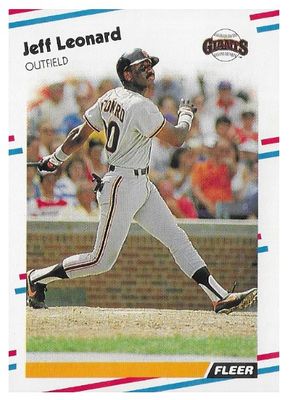 Leonard, Jeff / 1988 San Francisco Giants / Fleer #88