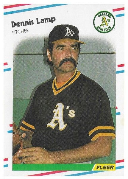 Lamp, Dennis / 1988 Oakland Athletics / Fleer #284