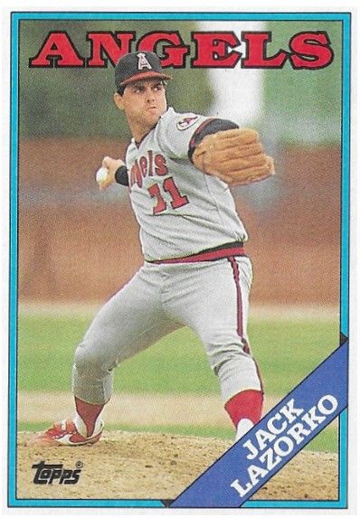 Lazorko, Jack / 1988 California Angels / Topps #601
