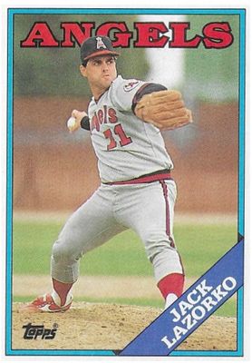 Lazorko, Jack / 1988 California Angels / Topps #601