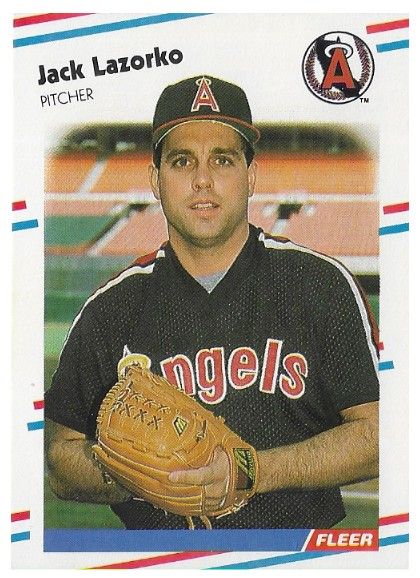 Lazorko, Jack / 1988 California Angels / Fleer #494