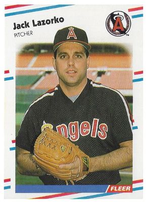 Lazorko, Jack / 1988 California Angels / Fleer #494