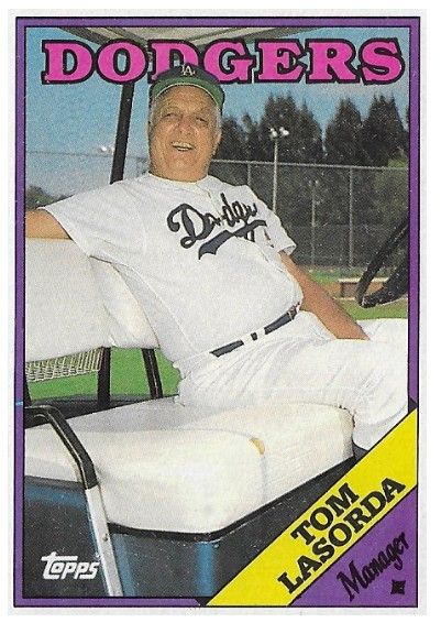 Lasorda, Tom / 1988 Los Angeles Dodgers / Topps #74