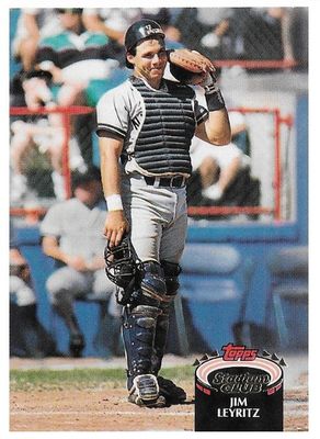 Leyritz, Jim / 1992 New York Yankees / Stadium Club #198