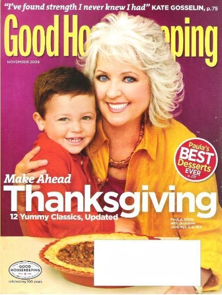 Good Housekeeping / Paula Deen - Make Ahead Thanksgiving | November 2009 | Magazine