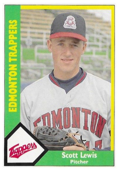 Lewis, Scott / 1990 Edmonton Trappers / CMC #487