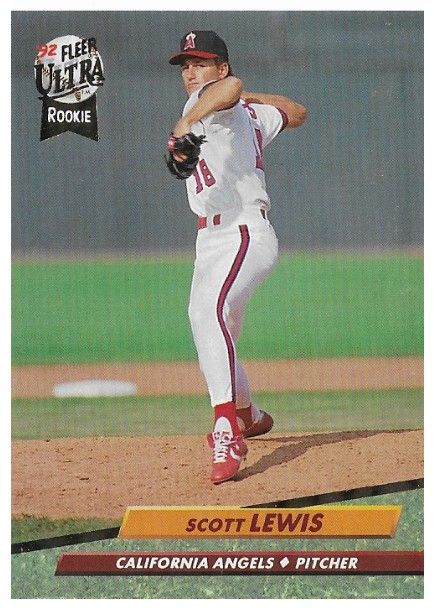 Lewis, Scott / 1992 California Angels / Ultra #328