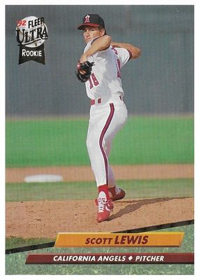 Lewis, Scott / 1992 California Angels / Ultra #328