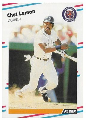 Lemon, Chet / 1988 Detroit Tigers / Fleer #61