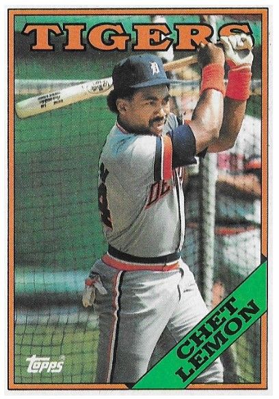 Lemon, Chet / 1988 Detroit Tigers / Topps #366