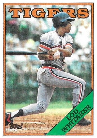Whitaker, Lou / 1988 Detroit Tigers / Topps #770