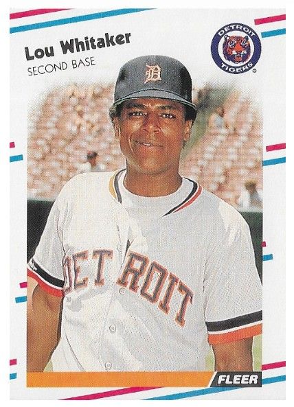 Whitaker, Lou / 1988 Detroit Tigers / Fleer #75