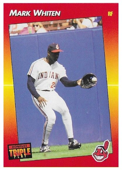 Whiten, Mark / 1992 Cleveland Indians / Triple Play #95