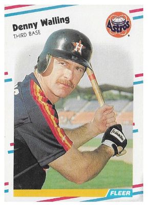 Walling, Denny / 1988 Houston Astros / Fleer #458