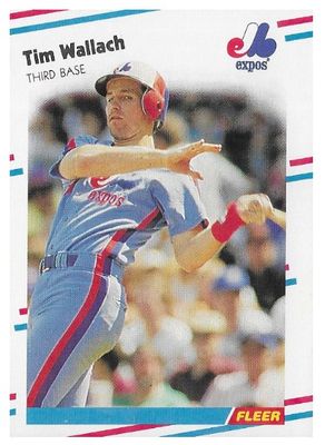 Wallach, Tim / 1988 Montreal Expos / Fleer #198