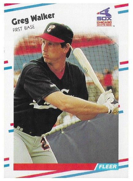 Walker, Greg / 1988 Chicago White Sox / Fleer #411