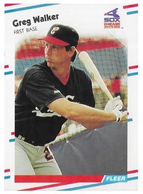 Walker, Greg / 1988 Chicago White Sox / Fleer #411