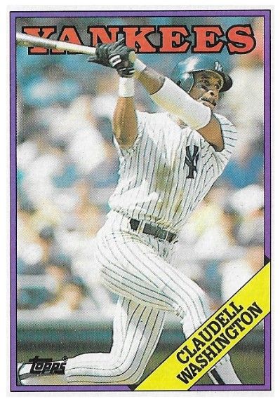 Washington, Claudell / 1988 New York Yankees / Topps #335