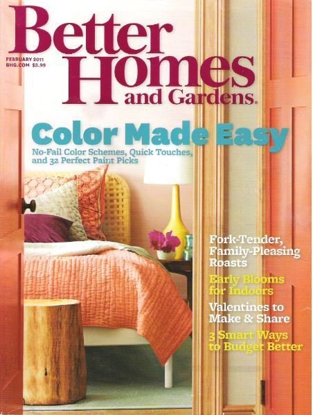 Better Homes and Gardens / Color Made Easy / February 2011 | Magazine (2011)