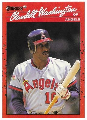 Washington, Claudell / 1990 California Angels / Donruss #52