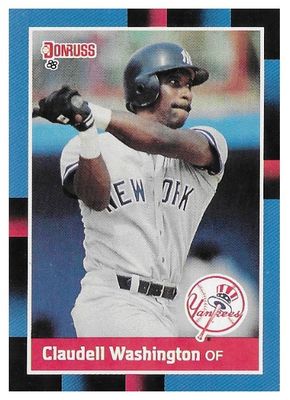 Washington, Claudell / 1988 New York Yankees / Donruss #340