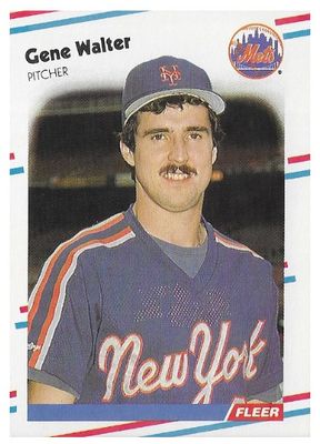 Walter, Gene / 1988 New York Mets / Fleer #153