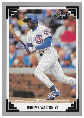 Walton, Jerome / 1991 Chicago Cubs / Leaf #39