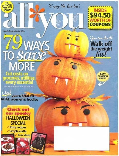 All You / 79 Ways to Save More / September 24, 2010 | Magazine (2010)